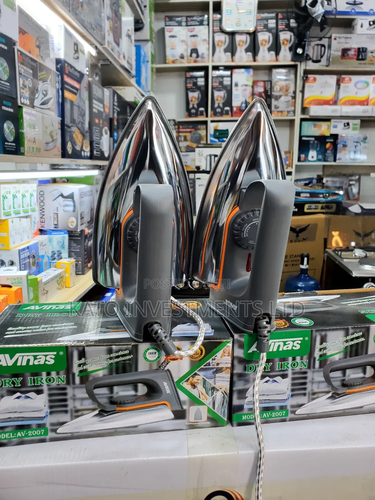 Avinas Electric Dry Iron (Model: AV-2007), an 1800W