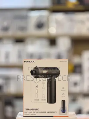 Porodo Tornado Prime 160W Portable Vacuum Cleaner and Blower, 6000mah