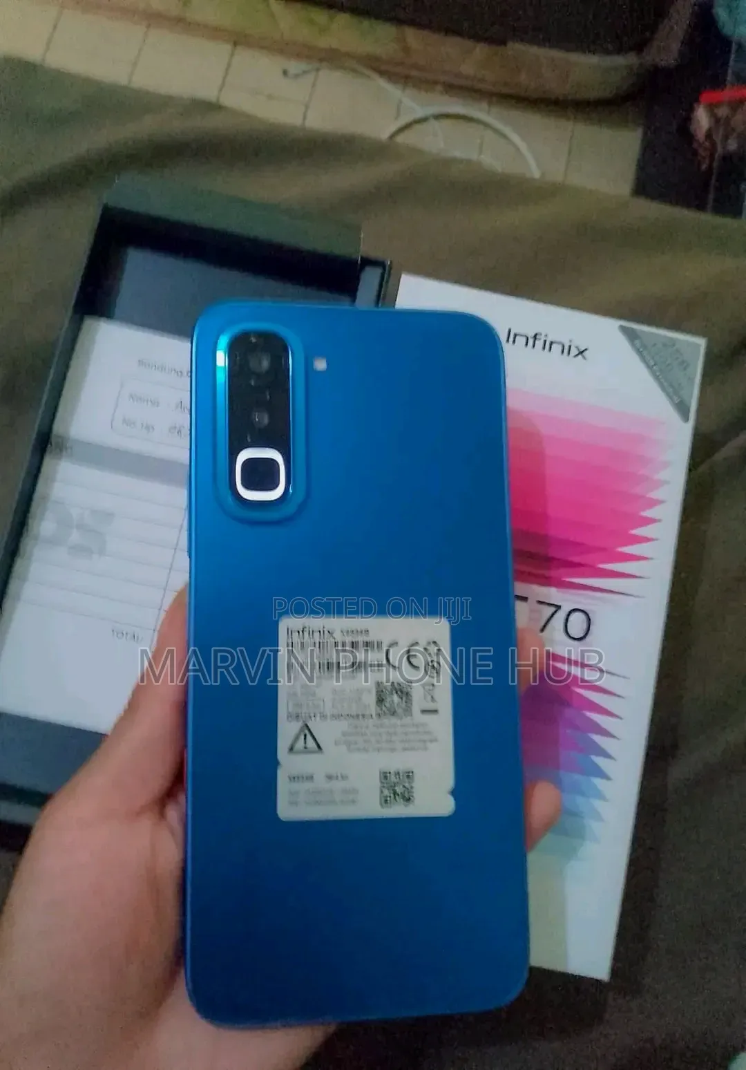New Infinix Hot 70 128 GB Black