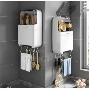 Wall-Mounted Toothbrush Holder ,Kitchen Organizer