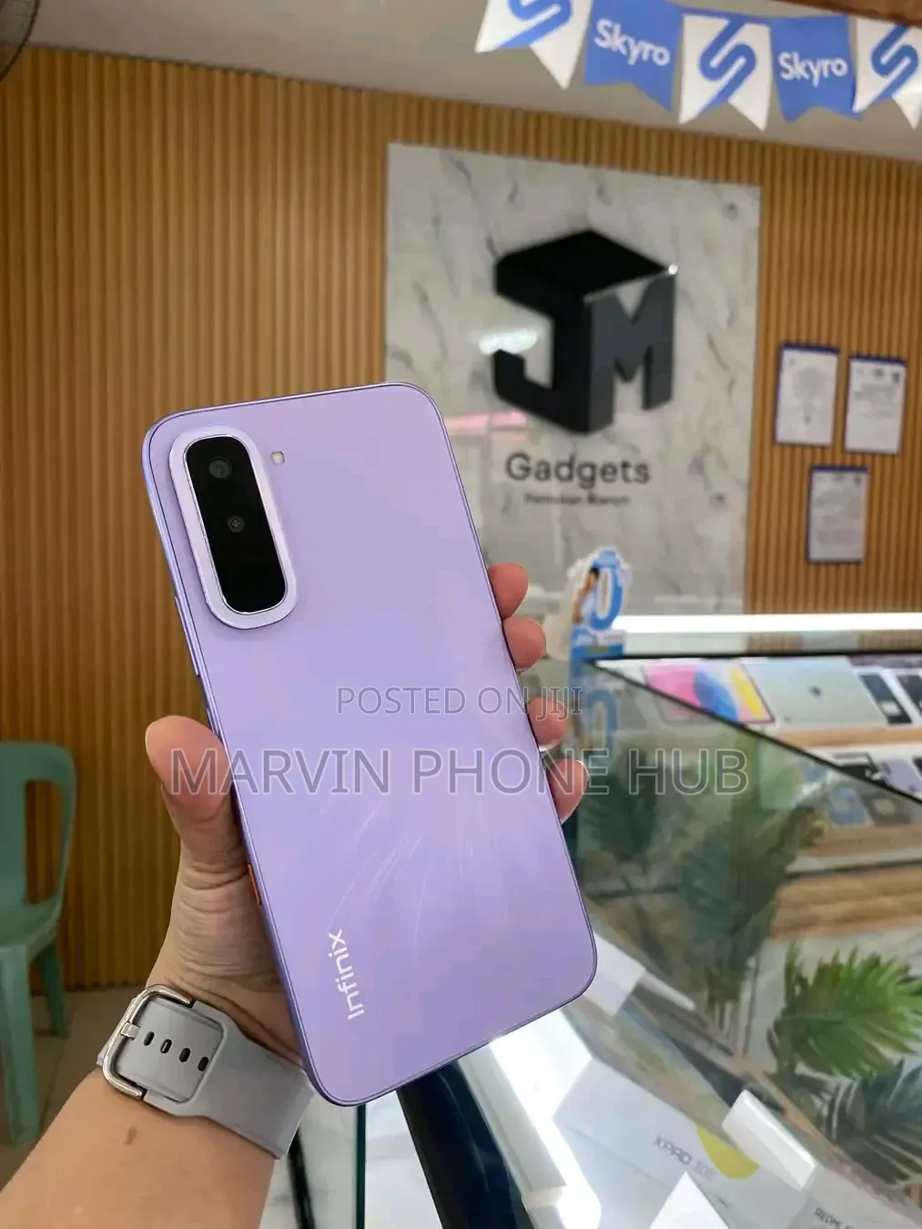New Infinix Hot 70 Pro 5G+ 256 GB Purple