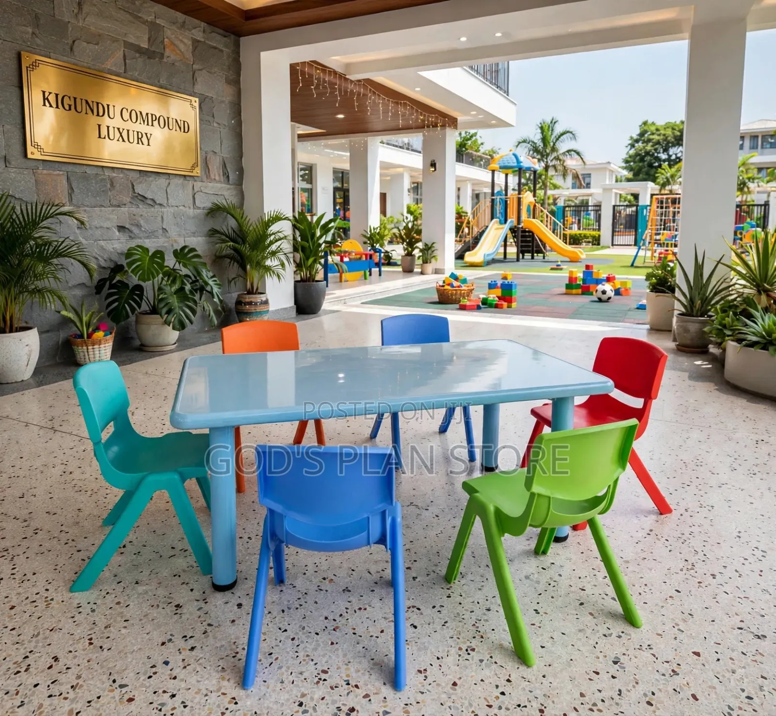 Ever Pretty Kids Plastic Table and Chairs Kids Plastic Table and Chair