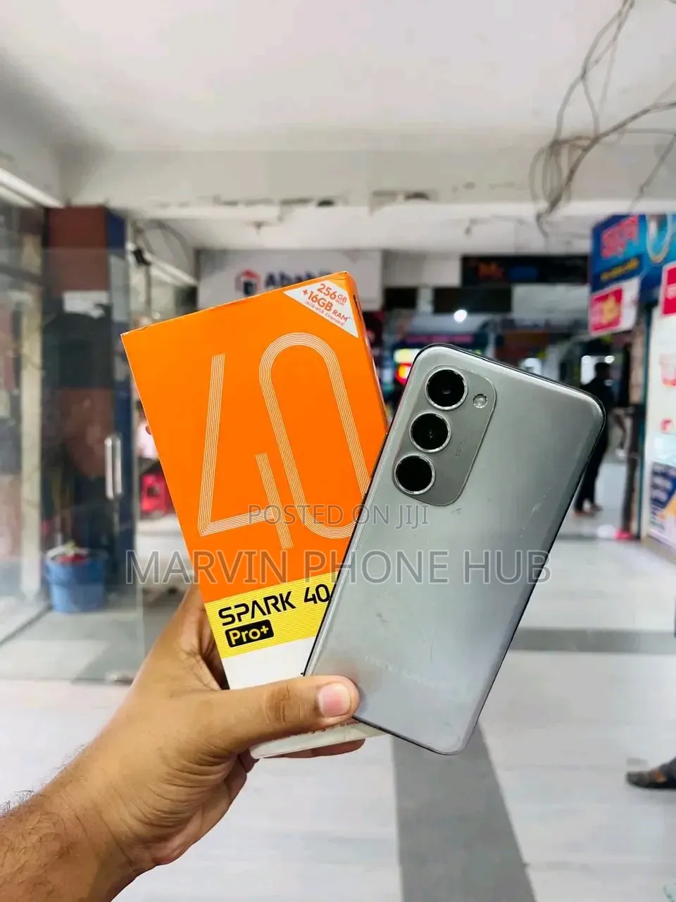 New Tecno Spark 40 Pro+ 256 GB White