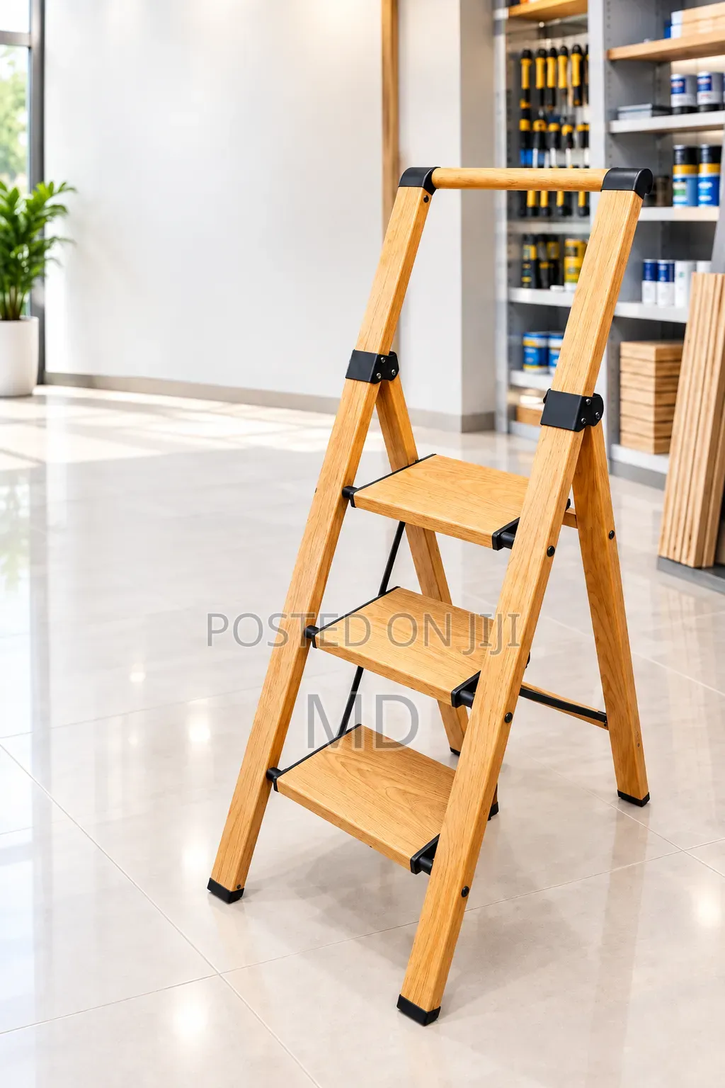 Wooden Ladder 3 Steps