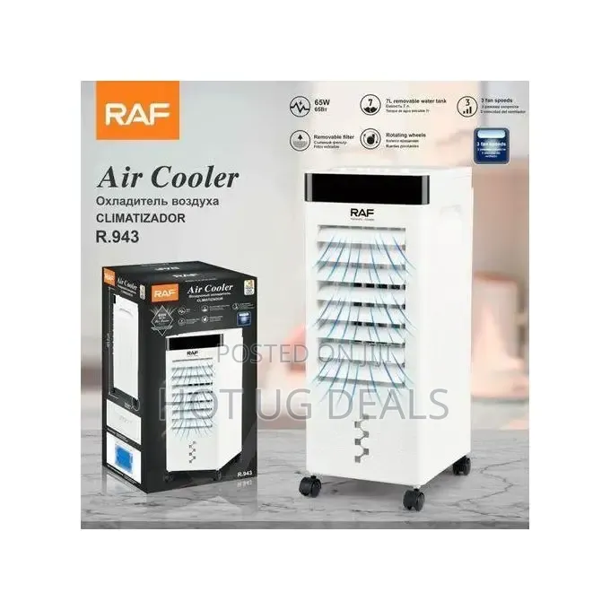 RAF Electric Air Cooler Machine for Home Office – White