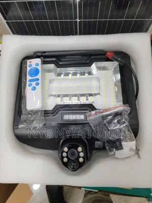 Solar Flood Light With Wireless Camera