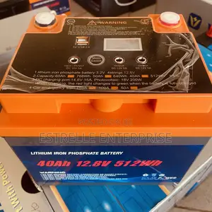 40Ah 12.8V Lithium Solar Battery Backup With USB DC Output