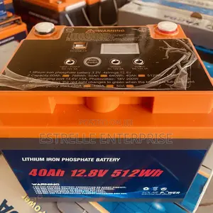 40Ah 12.8V Lithium Solar Battery Backup With USB DC Output