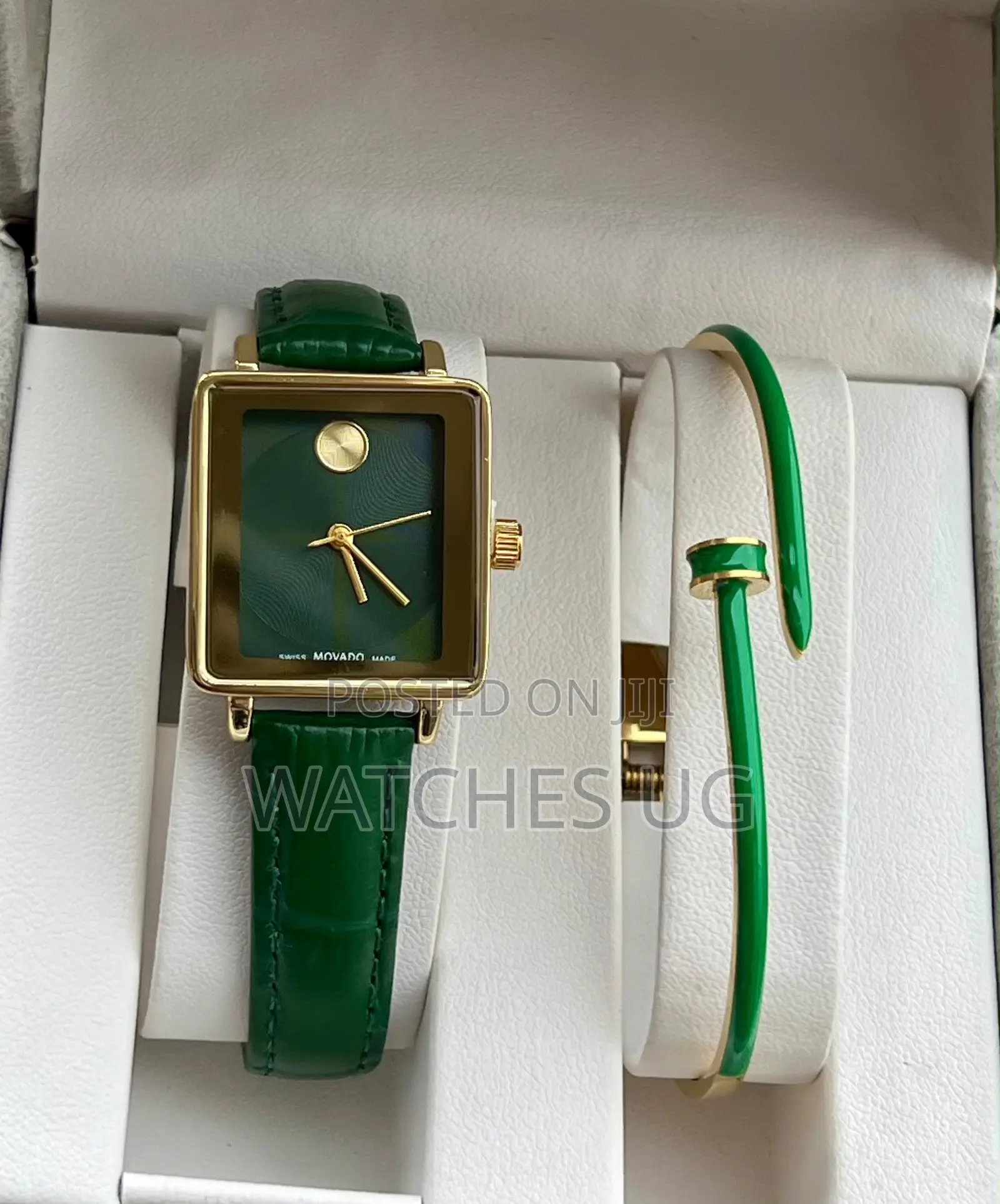 Green Square Watches for Classy Ladies