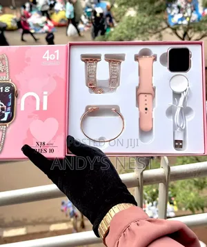 Ladies Pink Smart Watch