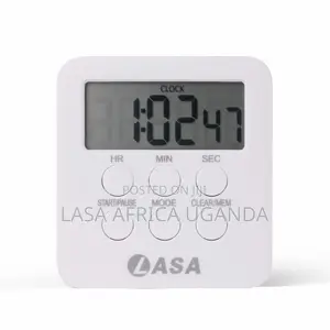 LASA Digital Kitchen Timer - Loud Alarm, Countd. | LASA