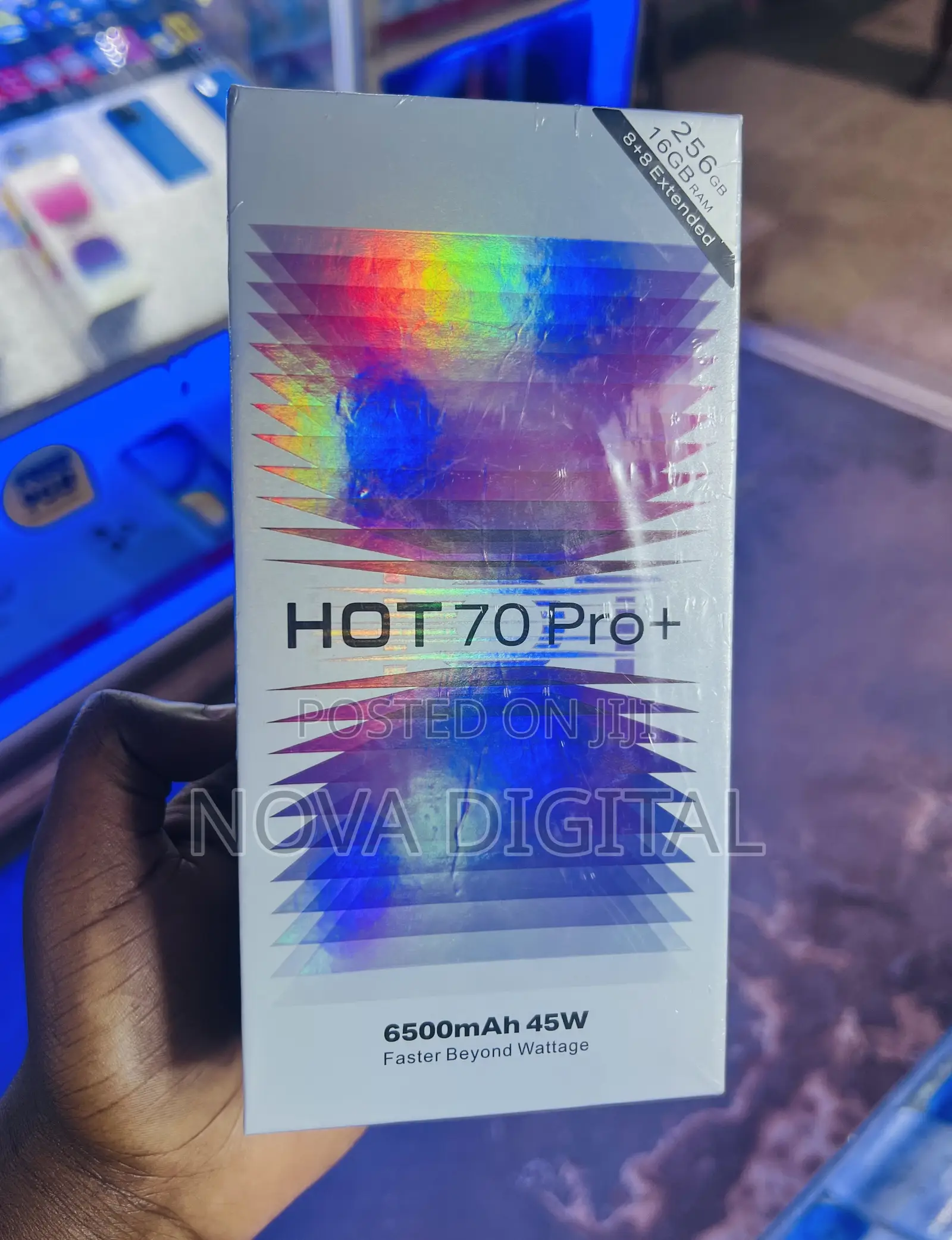New Infinix Hot 70 Pro 5G+ 256 GB Black