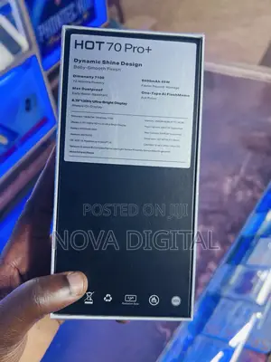 New Infinix Hot 70 Pro 5G+ 256 GB Black