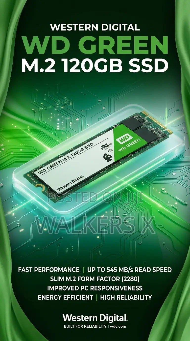Western Digital Wd Green 120gb M.2 2280 Sata Iii Internal SSD