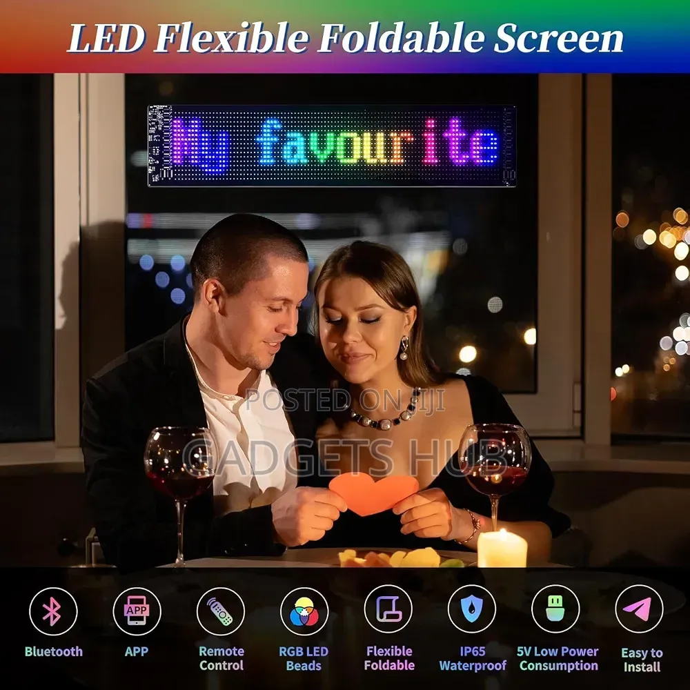 Flexible Waterproof DIY LED Matrix Panel Display Screen Sign Board