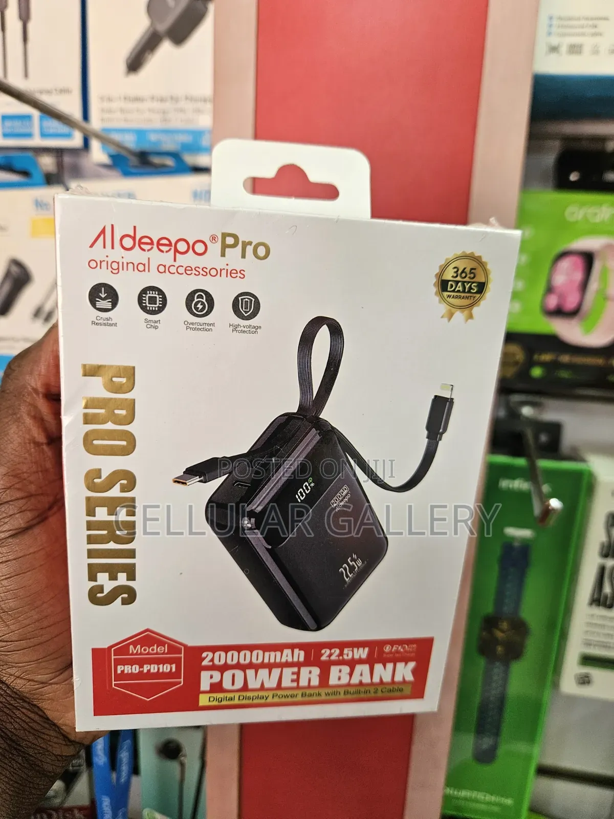 Aldeepo Pro- Pd101 Power Bank 20,000mah 22.5w Extremely Portable