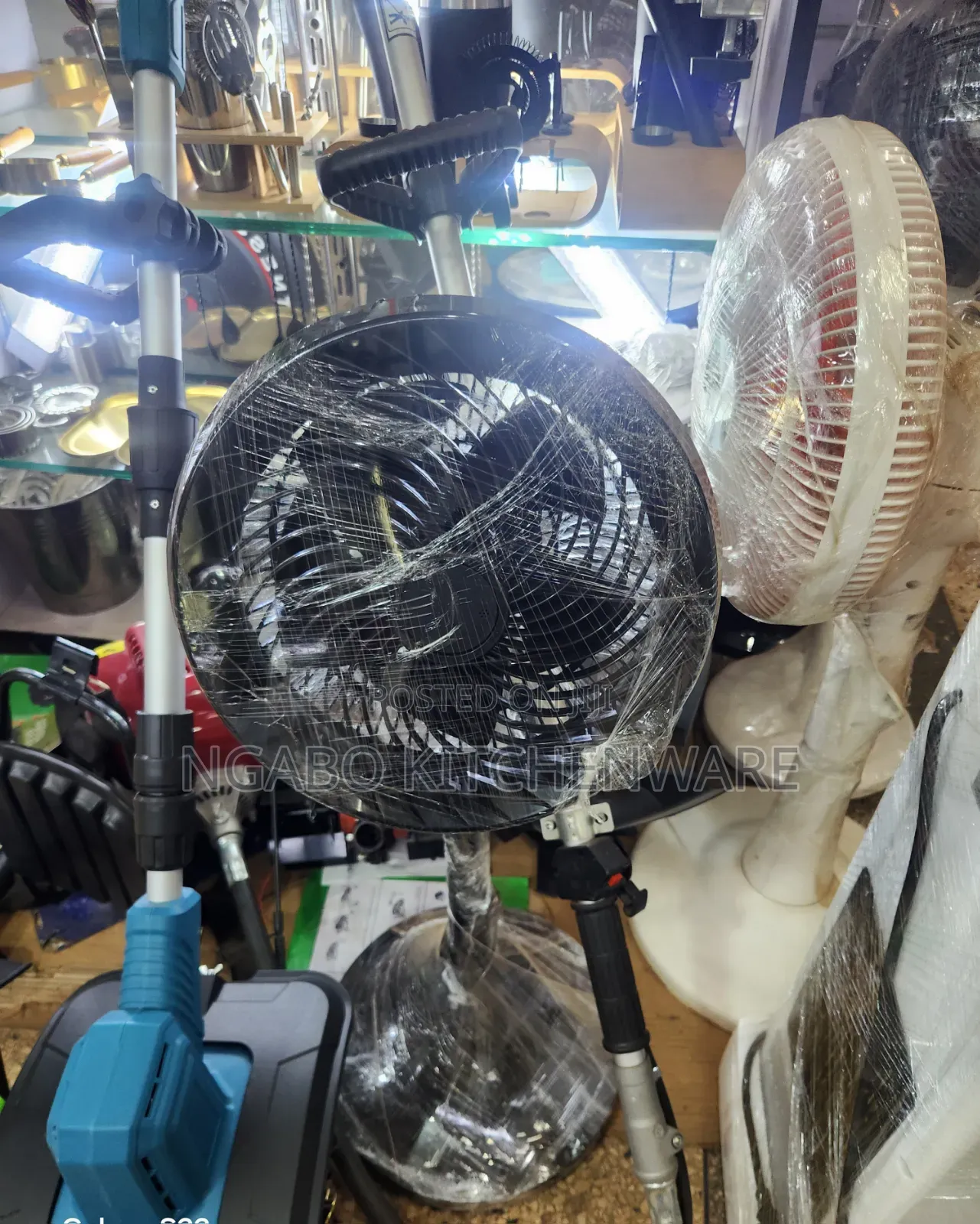 Pedestal Standing Fan.