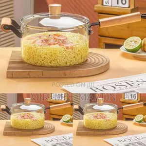High Quality Glass Borosilicate Saucepans