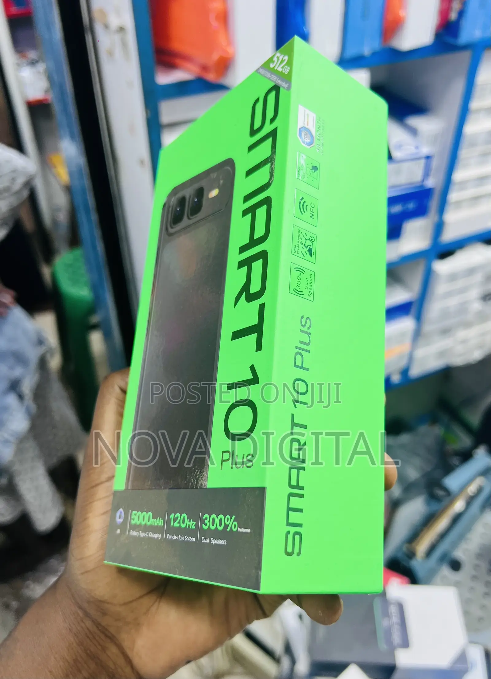 New Infinix Smart 10 Plus 128 GB Black