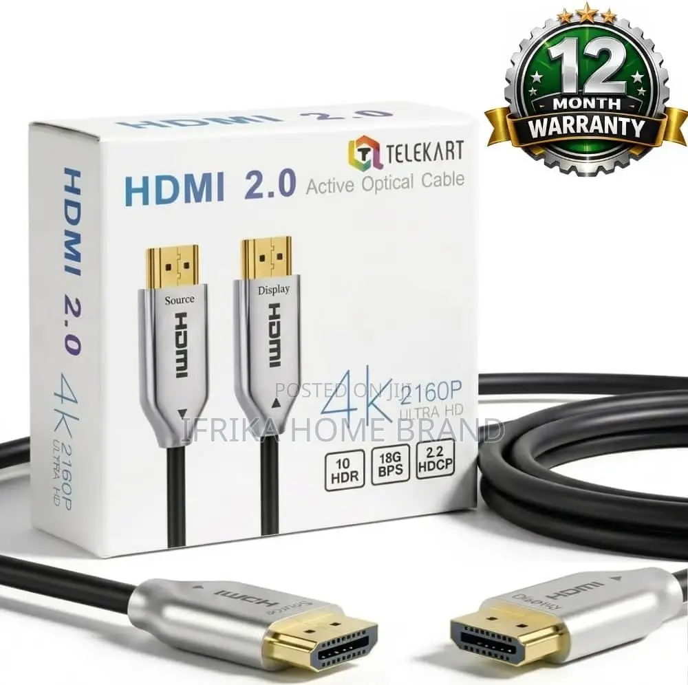 4K HDMI Cable 50M Transmission Speed of 18GBPS Supports UHD Resolution