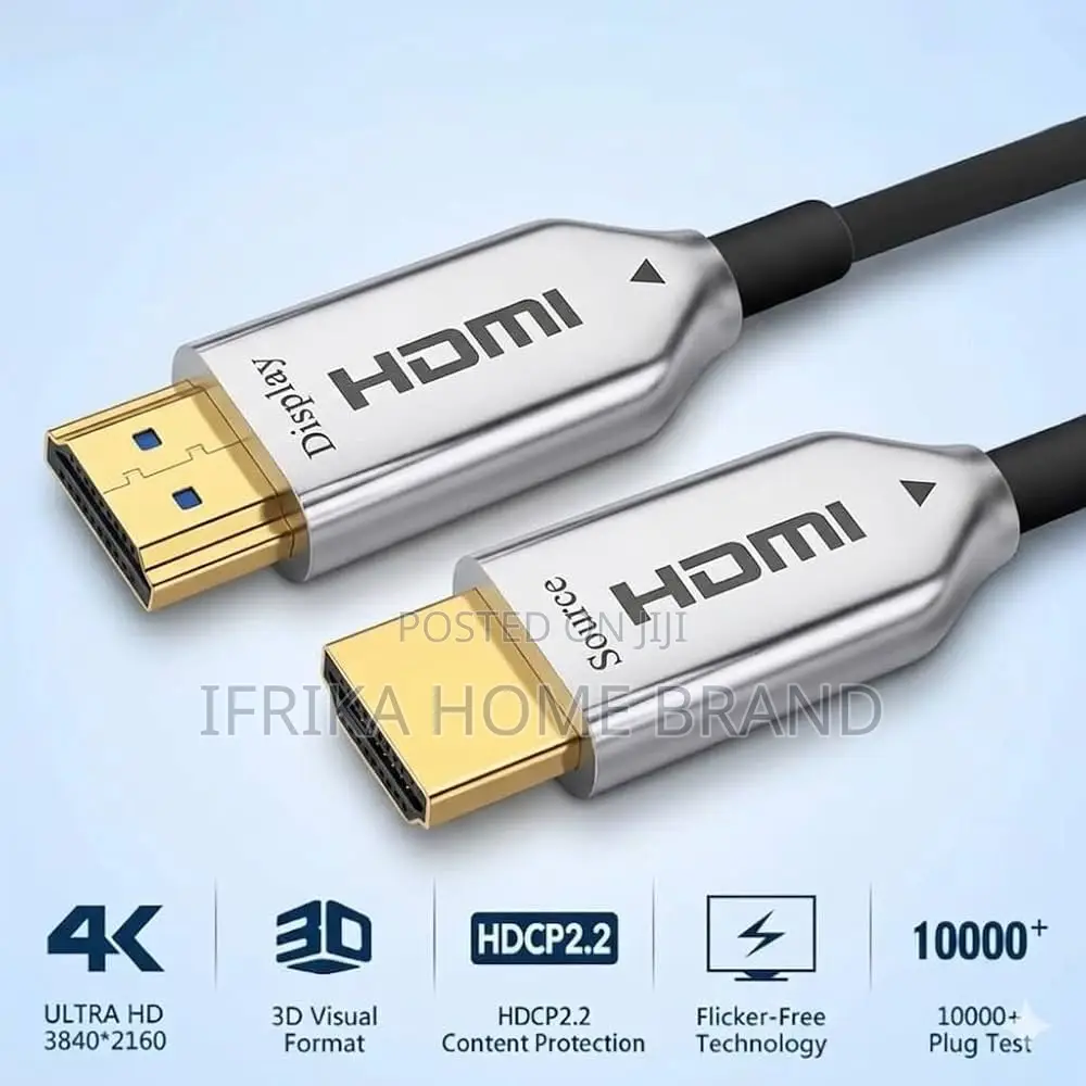 4K HDMI Cable 50M Transmission Speed of 18GBPS Supports UHD Resolution