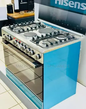 Hisense Cooker 90by60cm 4 Gas + 2 Electric