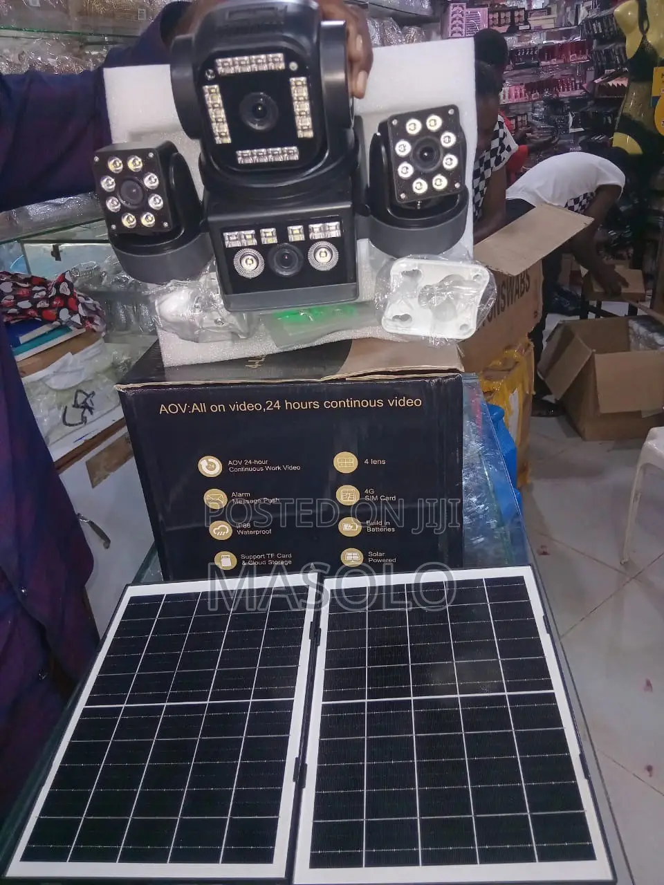 Outdoor Solar Powered CCTV Camera