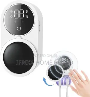 UV Toothbrush Steriliser, Wall Mounted Toothbrush Cleaner Organiser,
