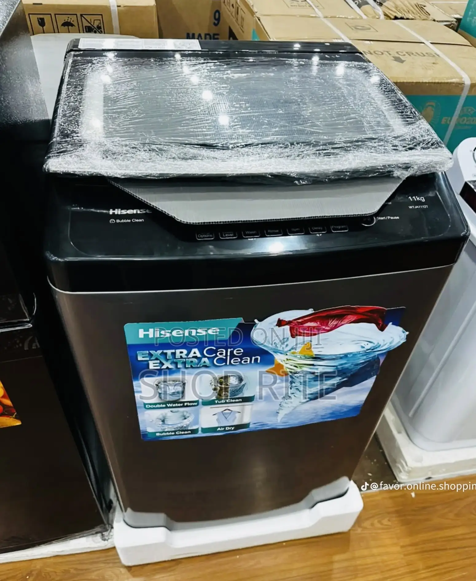 Hisense 11 KGS Top Loader Washing Machine Semi Automatic
