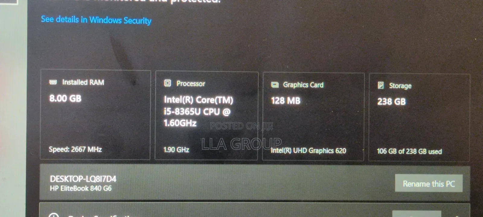 Laptop HP ZBook Studio G5 8GB Intel Core i5 SSD 256GB