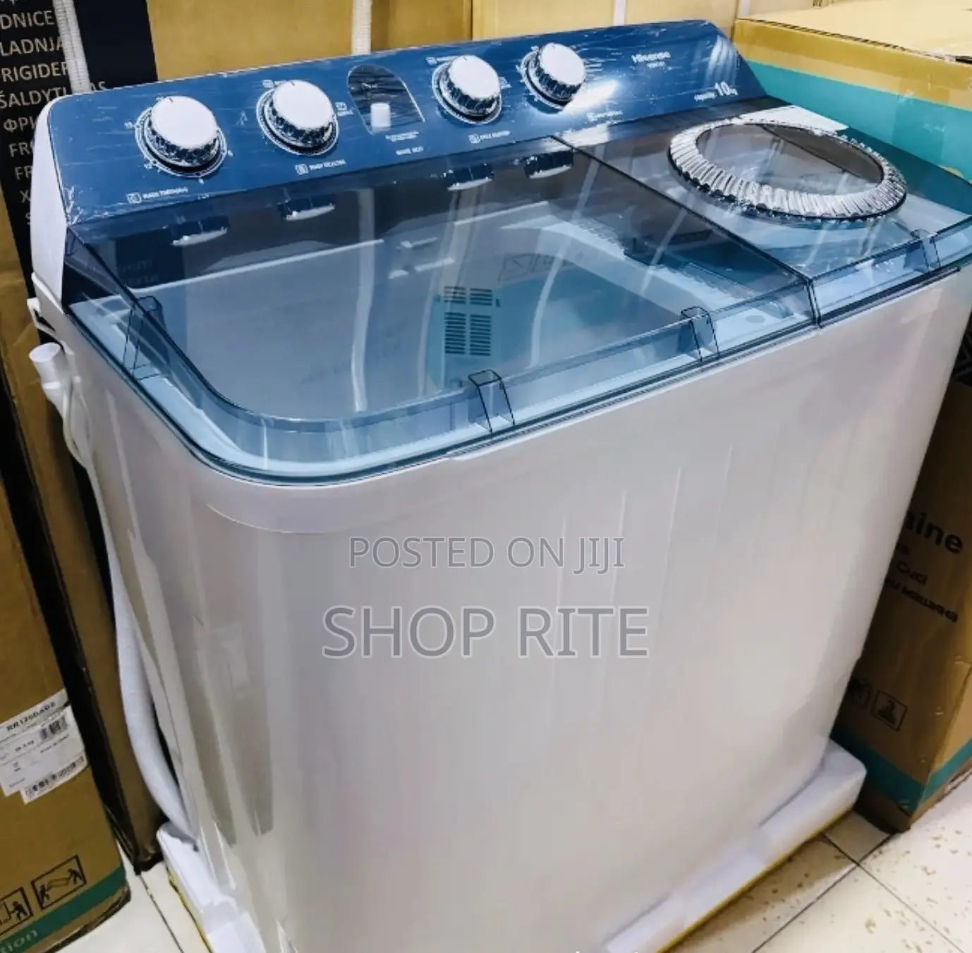 Hisense 10 KGS Top Loader Twin Tub Washing Machine
