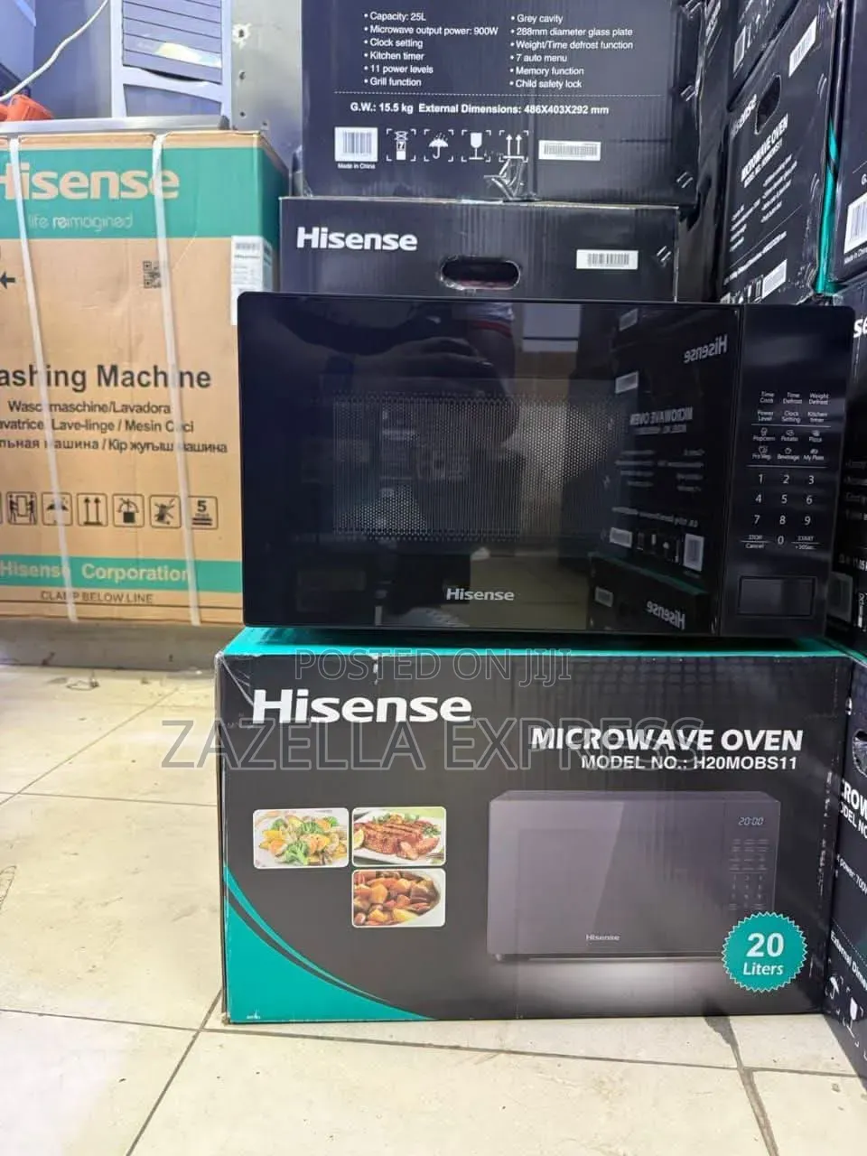 Hisense 20L Microwave Black