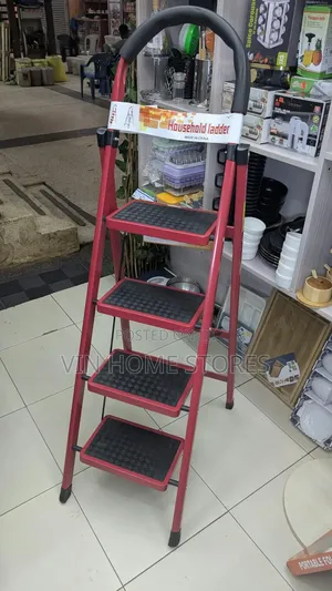 Foldable 4 Step Household Stepladder