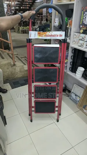 Foldable 4 Step Household Stepladder