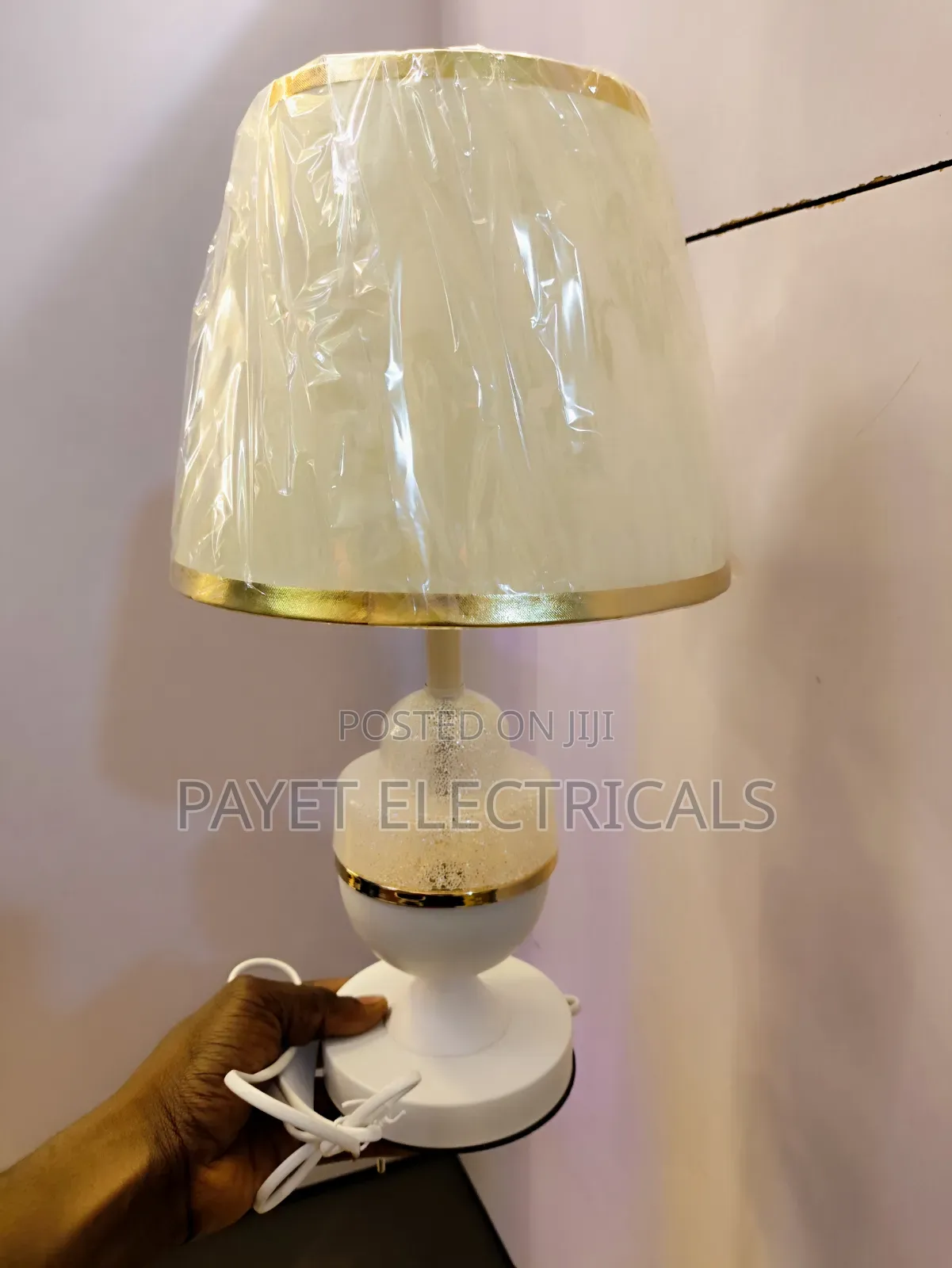 White Bedside Table Lamp