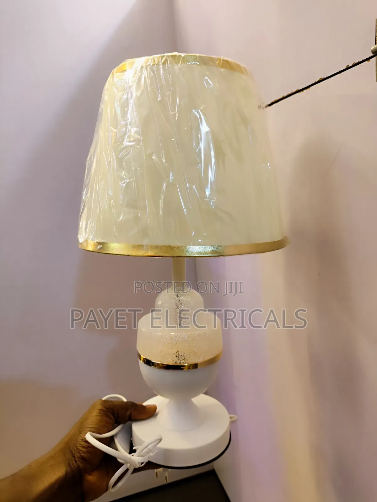 White Bedside Table Lamp