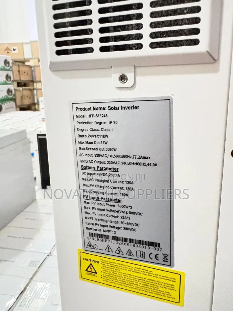 ALLGRAND 11kW Solar Inverter 48V 2MPPT 180A Charging