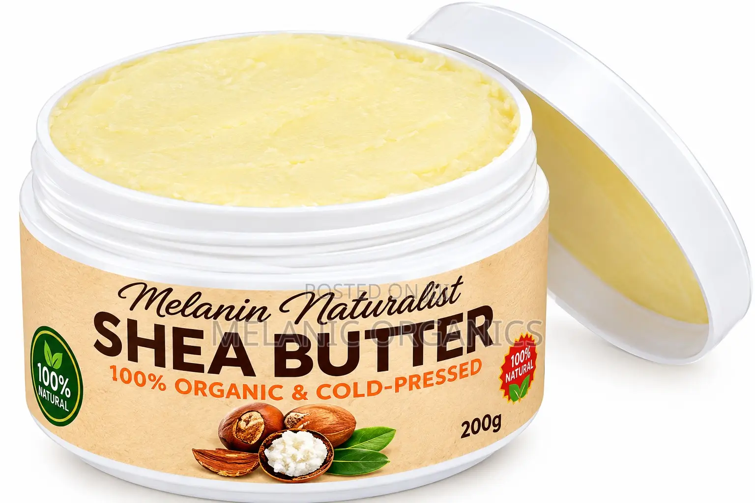 Organic Raw Shea Butter - 200gms