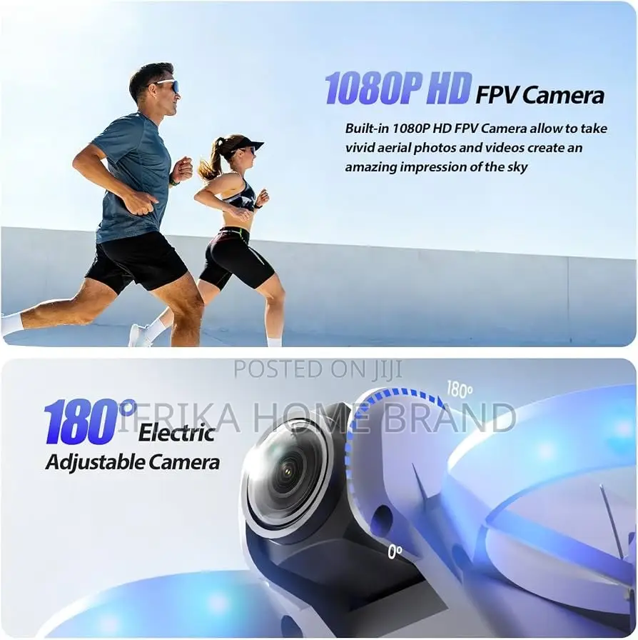 Mini Drone for Kids With 1080P Adjustable Camera, Optical Flow Hover
