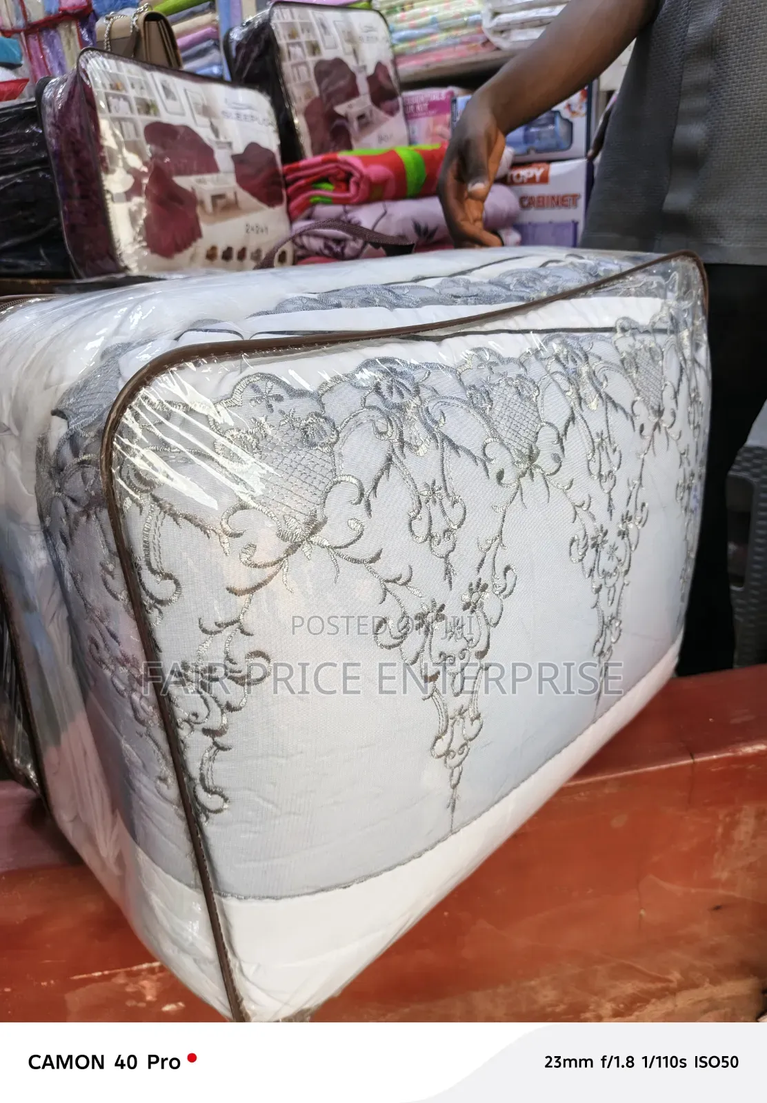 Original Cotton Duvet. 6*6 . In 9pcs