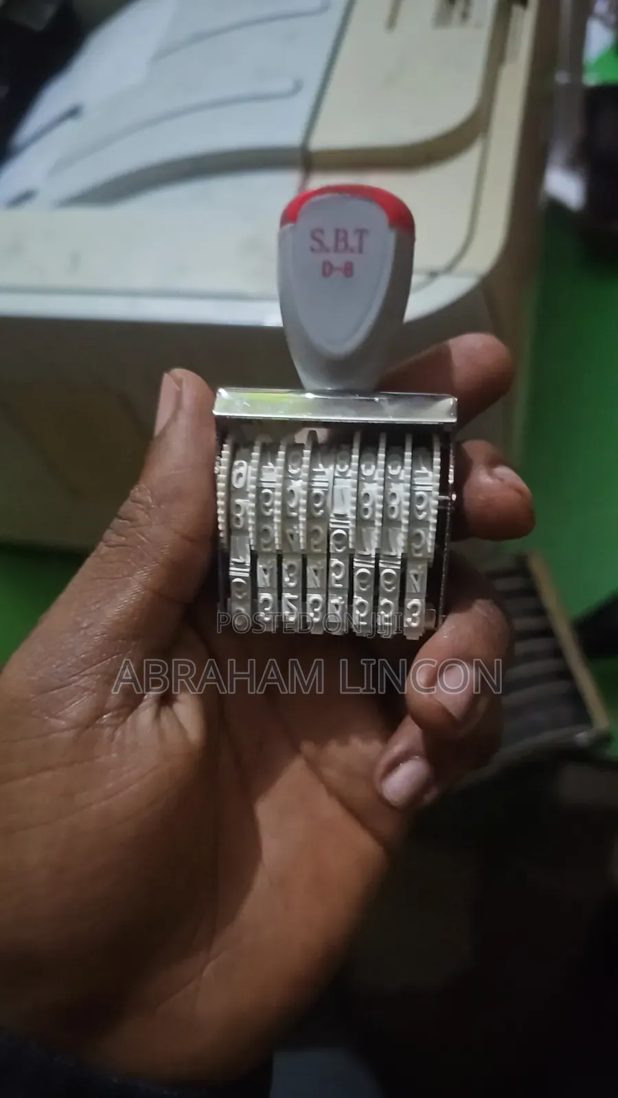 Refilling Stamps and Numbering Machines