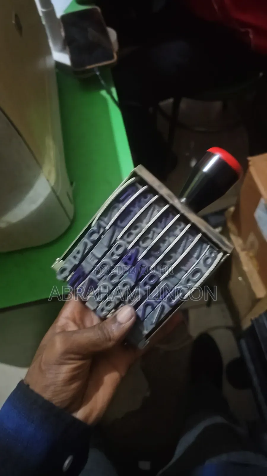 Refilling Stamps and Numbering Machines