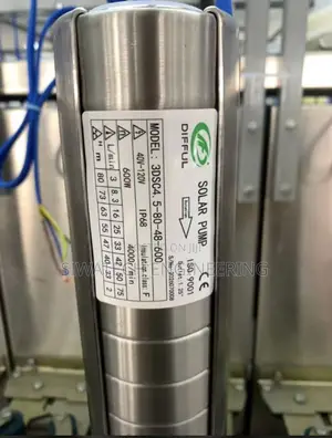 80m Head Difful Solar Submersible Water Pump, Stainless Steel Impeller