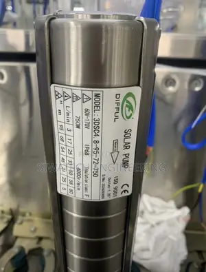 95m Head Difful Solar Submersible Water Pump, Stainless Steel Impeller
