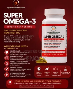 Super Omega-3 (Healthy Heart, Brain Development Etc)