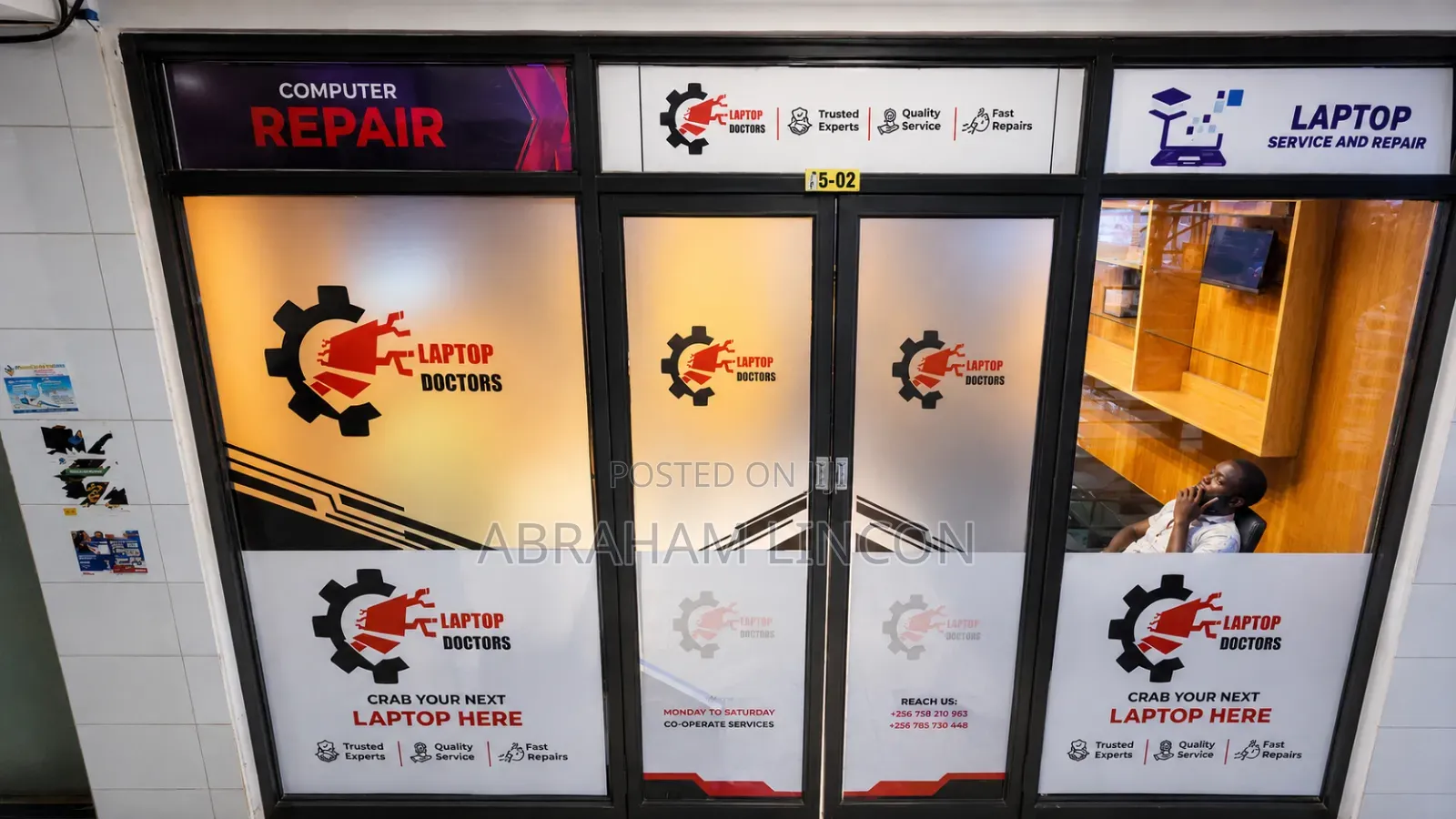 Door Stickers Branding
