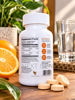 Forever Absorbent-C Vitamin C 100 Chewable Tablets | Forever Living