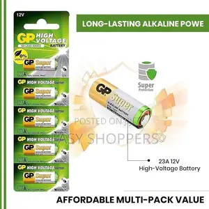 5-Pack of GP Super 12V High-Voltage Alkaline Batteries 23A Model