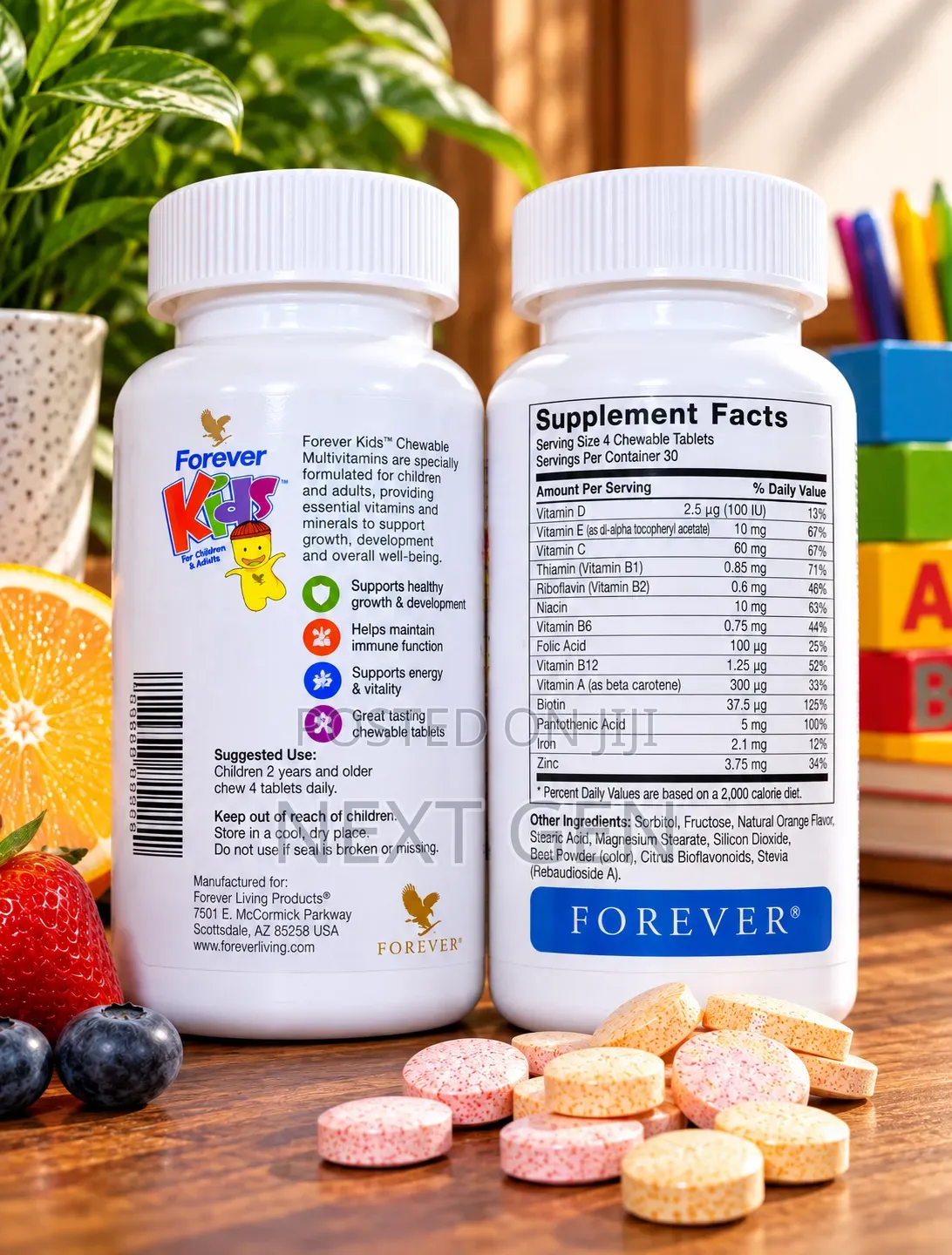 Forever Kids Vitamins 120 Tablets | Children’s Multivitamins
