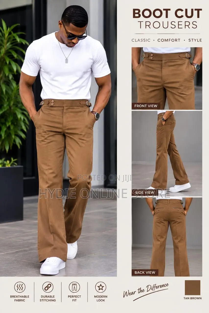 Boot Cut Trousers